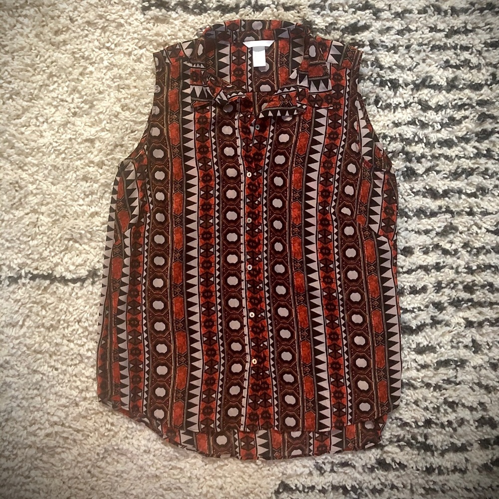 Aztec Tank Blouse